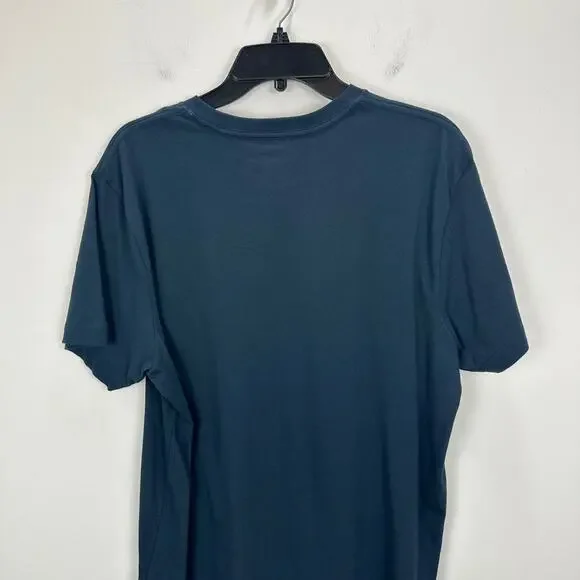 J.Crew Cotton Washed Jersey Pocket Tee Crewneck Vintage Navy Mens Large NWT - Picture 8 of 11